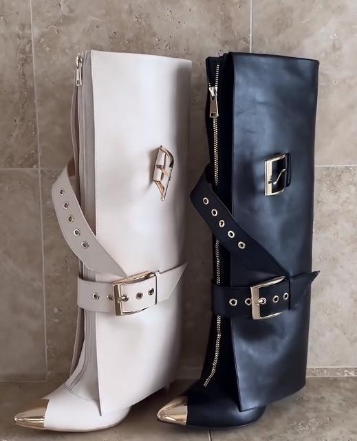 Women's FW24 Stylish Front Zipper Boots