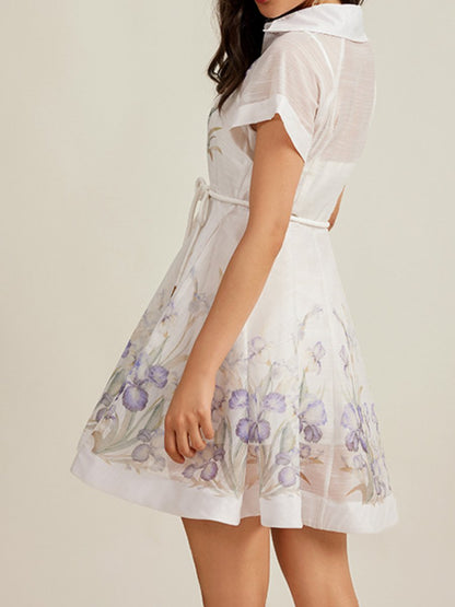 The Romantic Floral Short Dress