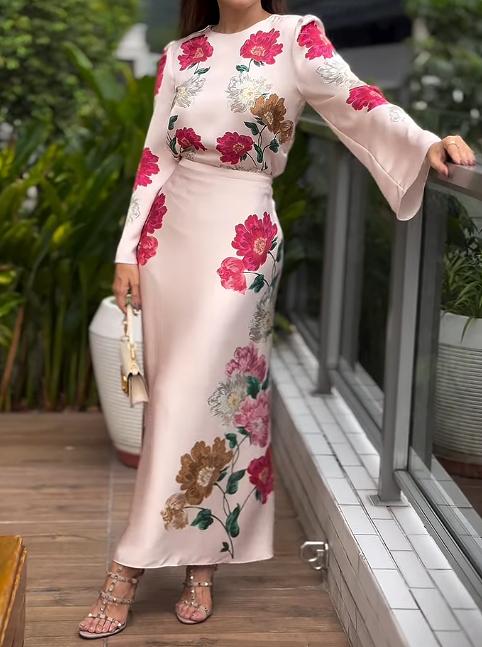 Elegant Floral 2pc Set