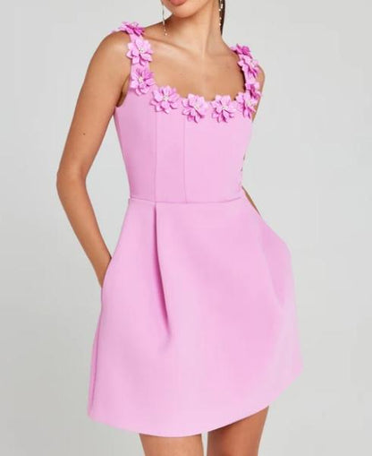 The Sweet Pink Short Dress