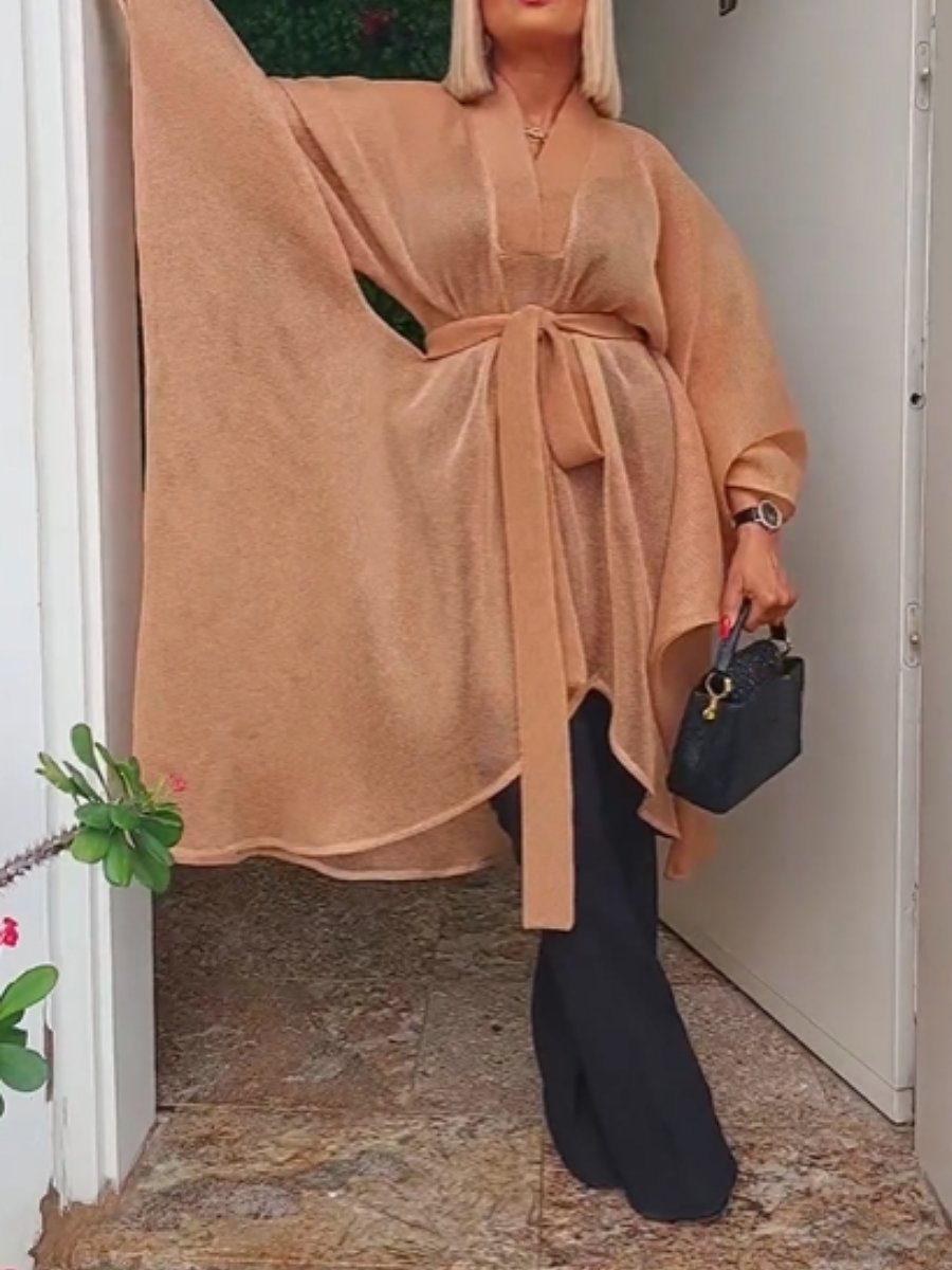 The Stylish Oversized Kimono Dress