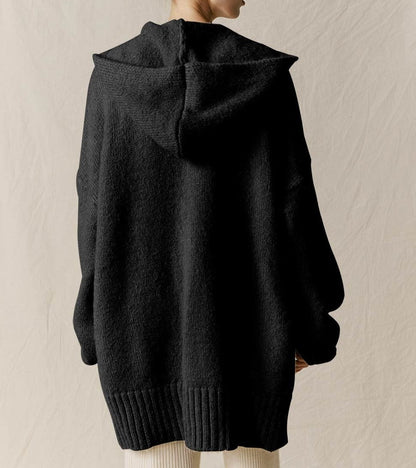 Brushed Knitted Coat