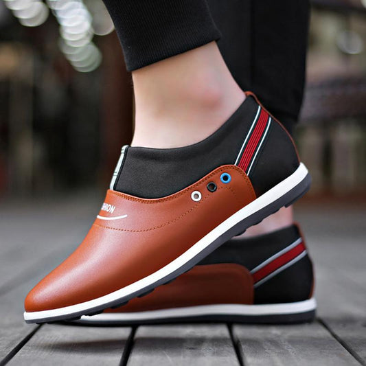 Men's Casual Leather Shoes Non-slip Loafers