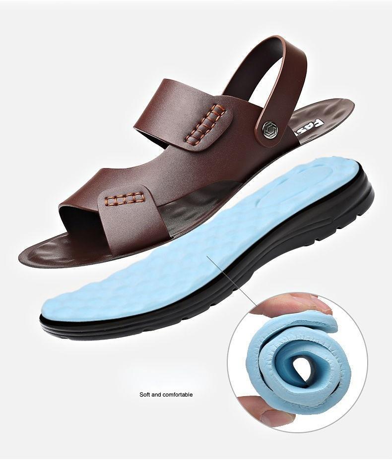 Summer Men's Casual Breathable Slippers