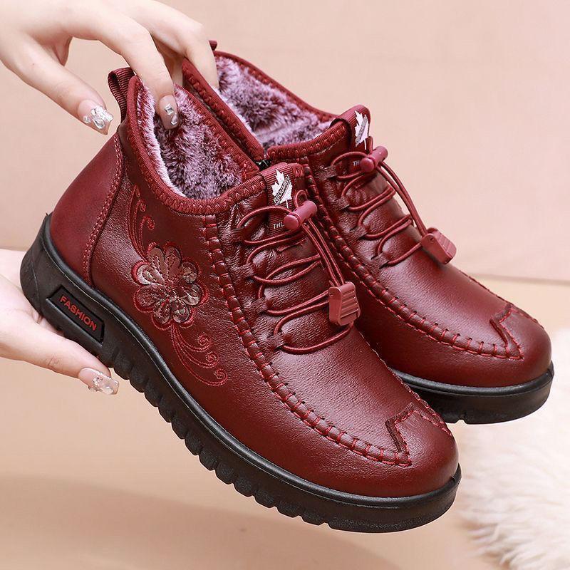 2022 winter fleece warm women's shoes