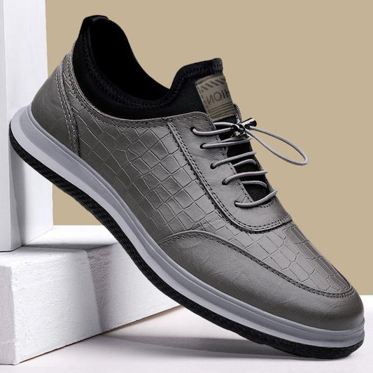 Men's Leather Business Slip-On Driving Shoes