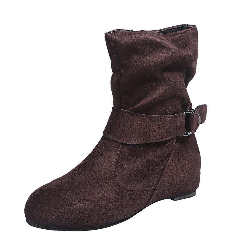 Winter Round Toe Low Cut Fashion Boots