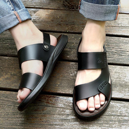 Summer Men's Casual Breathable Slippers