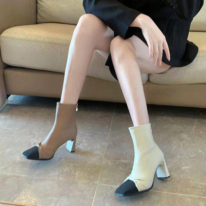 Autumn Winter New Style Thick Heel Boots