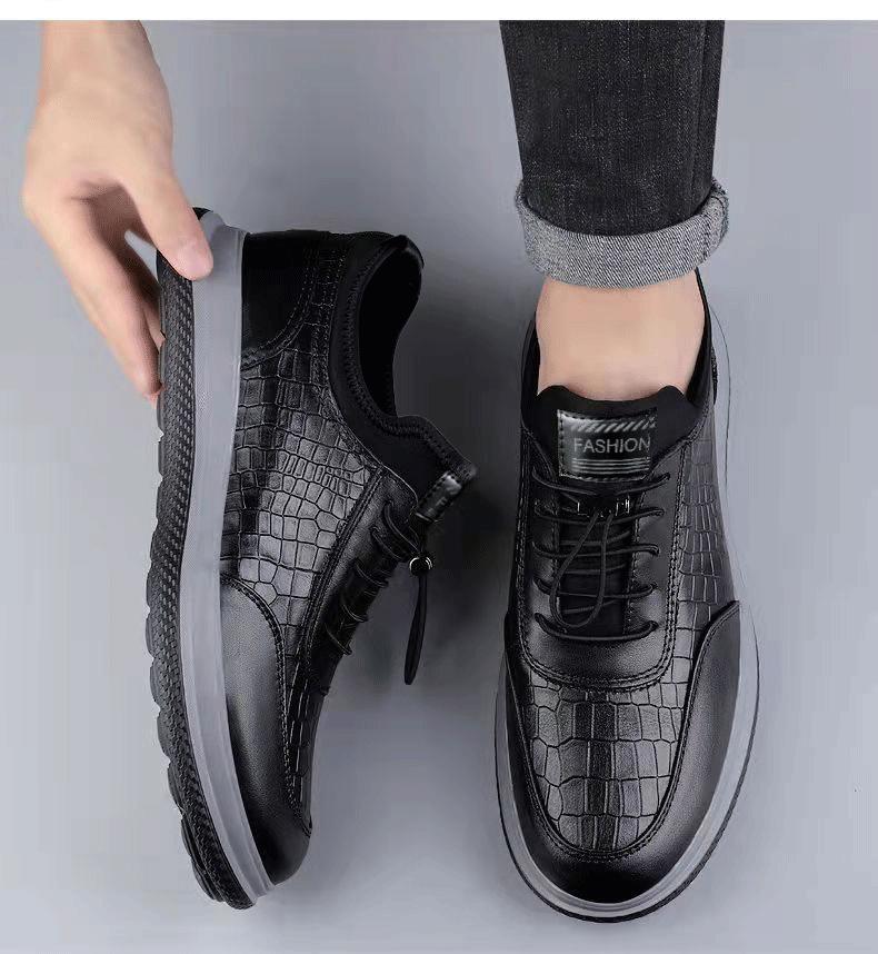 Men's Leather Business Slip-On Driving Shoes