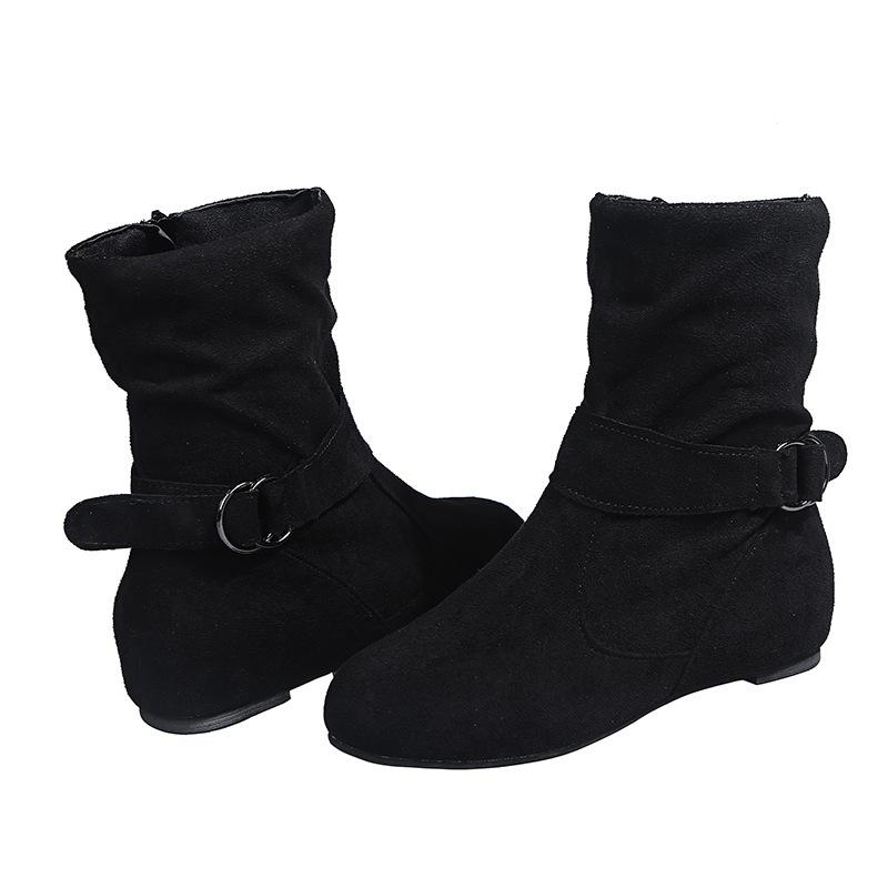 Winter Round Toe Low Cut Fashion Boots