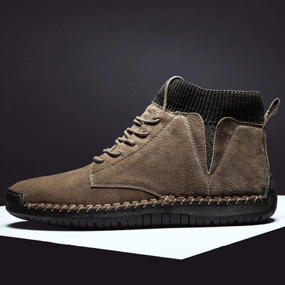 New mid-top handmade men's casual shoes