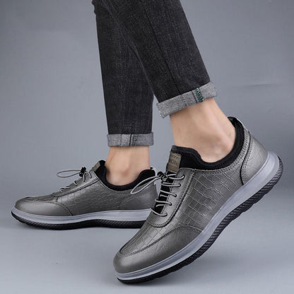 Men's Leather Business Slip-On Driving Shoes