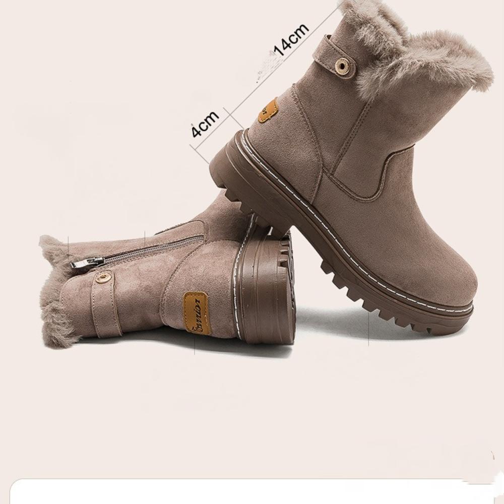 Winter Women's Casual Snow Boots Warm Non-slip Thick Soled Boots